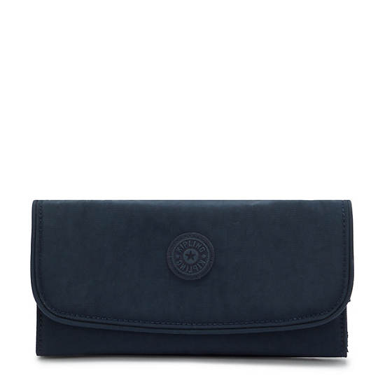 Portfele Kipling Money Land Snap Wallet Niebieskie | PL 1028PJ